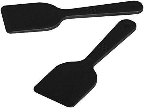Fackelmann 30131 Raclette-Spachtel, Kunststoff, schwarz, 4 Einheiten